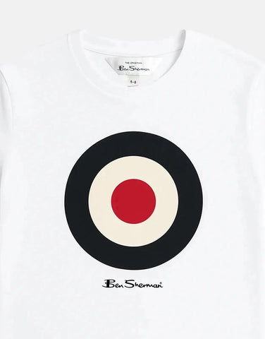 Ben Sherman Kids Target White T-Shirt