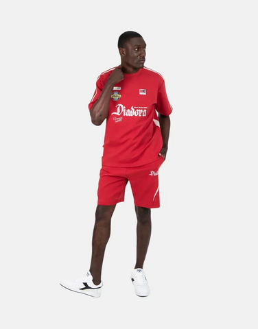 Diadora Elden Brick Red Shorts