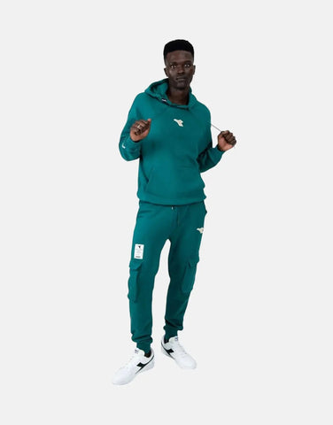 Diadora Mirage Hooded Green Sweatshirt