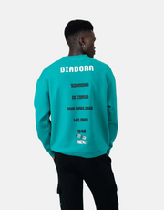 Diadora Rosso Green Sweatshirt