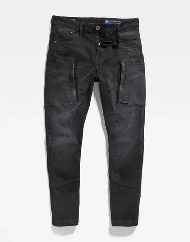 G-Star RAW Denim Cargo 3D Black Skinny Jeans