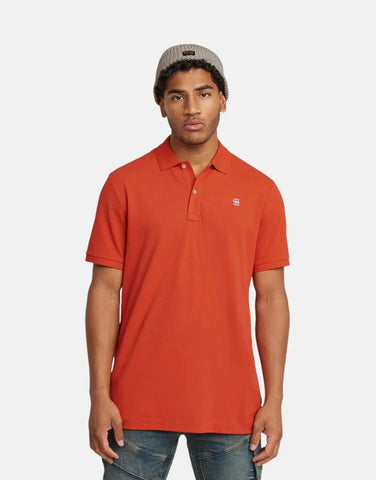 G-Star RAW Dunda Slim Antic Red Polo Shirt