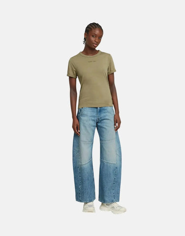 G-Star RAW Embro G-Script Logo Ensis Green Top