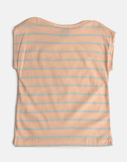 Polo Girls Jade Striped Pale Peach T-Shirt