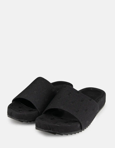 Polo Jacquard Pony Black Pool Slide