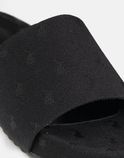 Polo Jacquard Pony Black Pool Slide