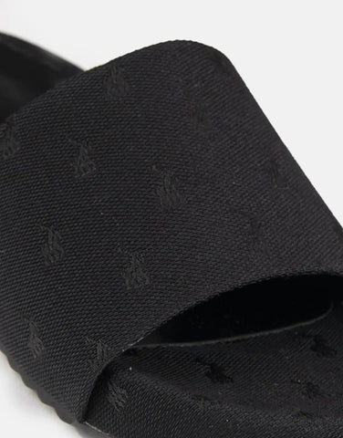 Polo Jacquard Pony Black Pool Slide